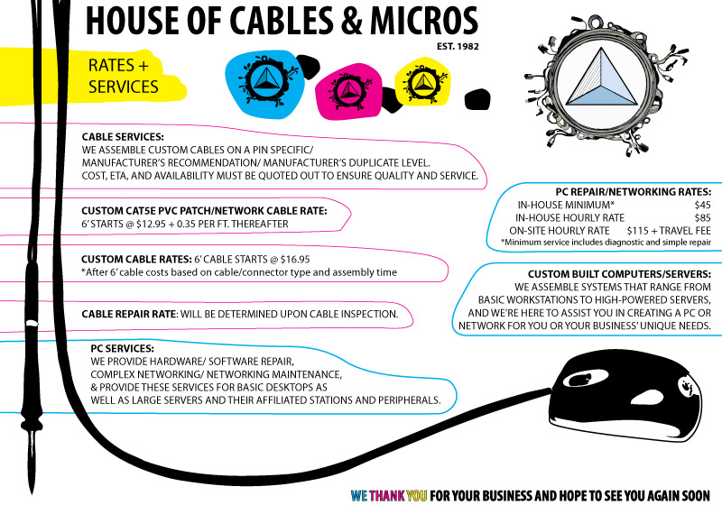 services menu